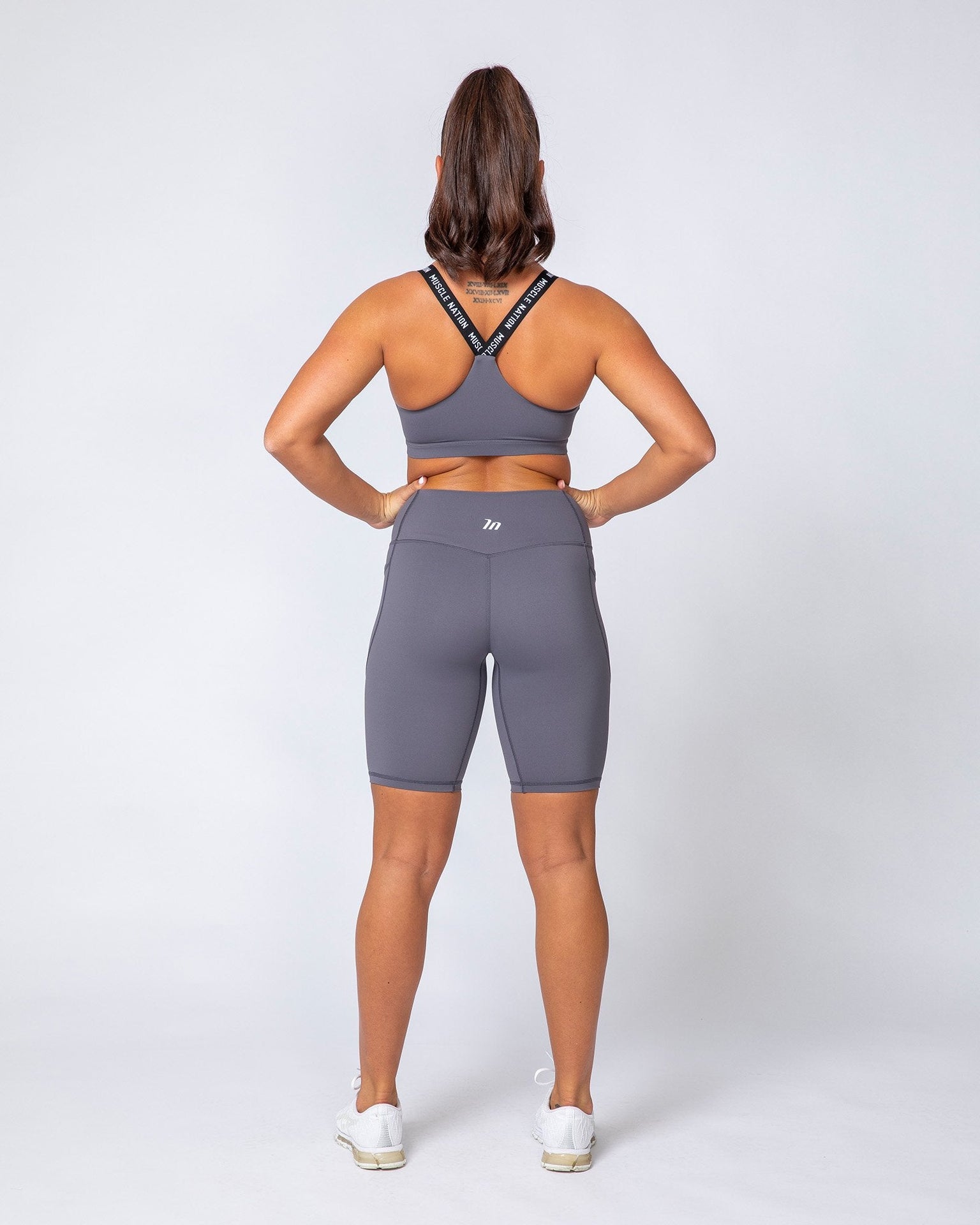 Tempo Bra - Sleet Grey-Sports Bras-XS-MNAPPRL9582-MNAPPRL9582-2-Muscle Nation