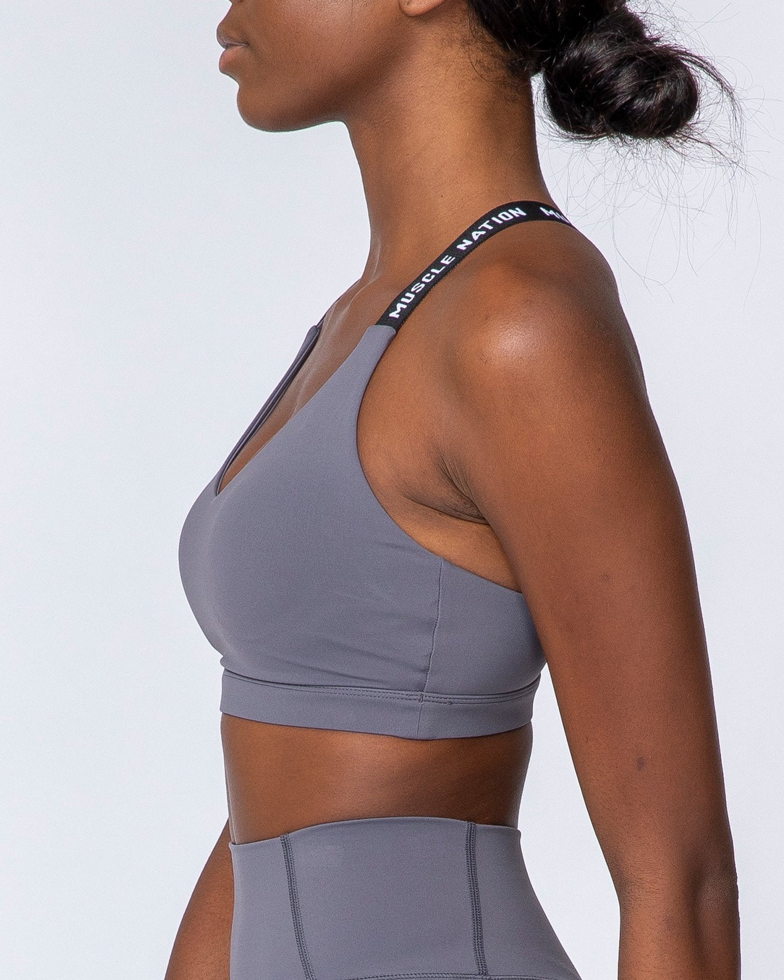 Tempo Bra - Sleet Grey - Muscle Nation