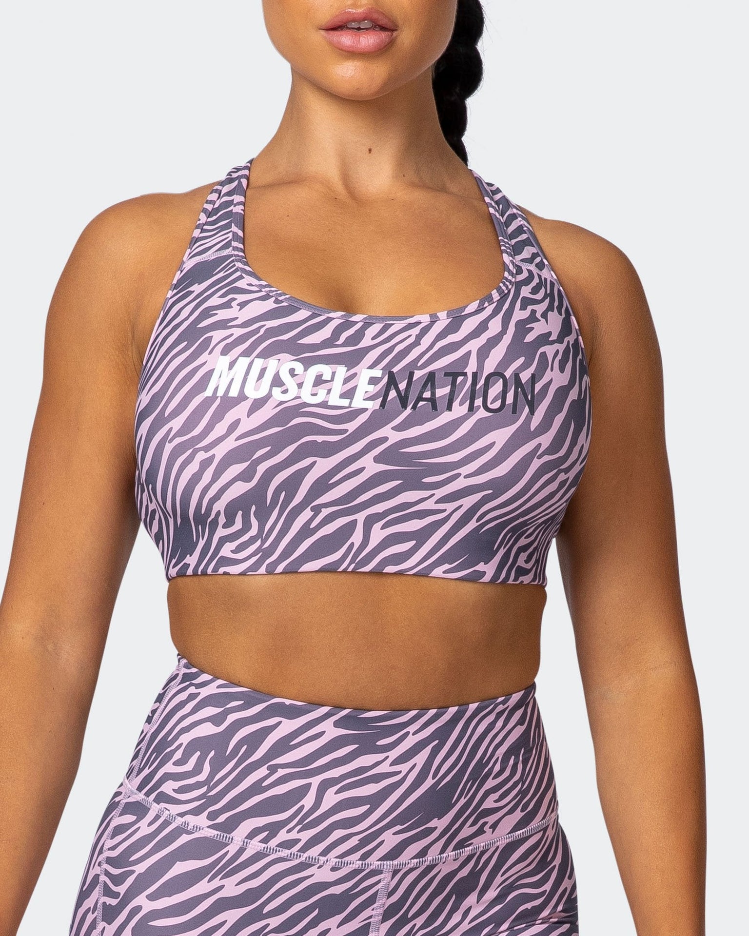 Strike Bra - Tri-Stripe-Sports Bras-XS-MNAPPRL10550-MNAPPRL10550-3-Muscle Nation