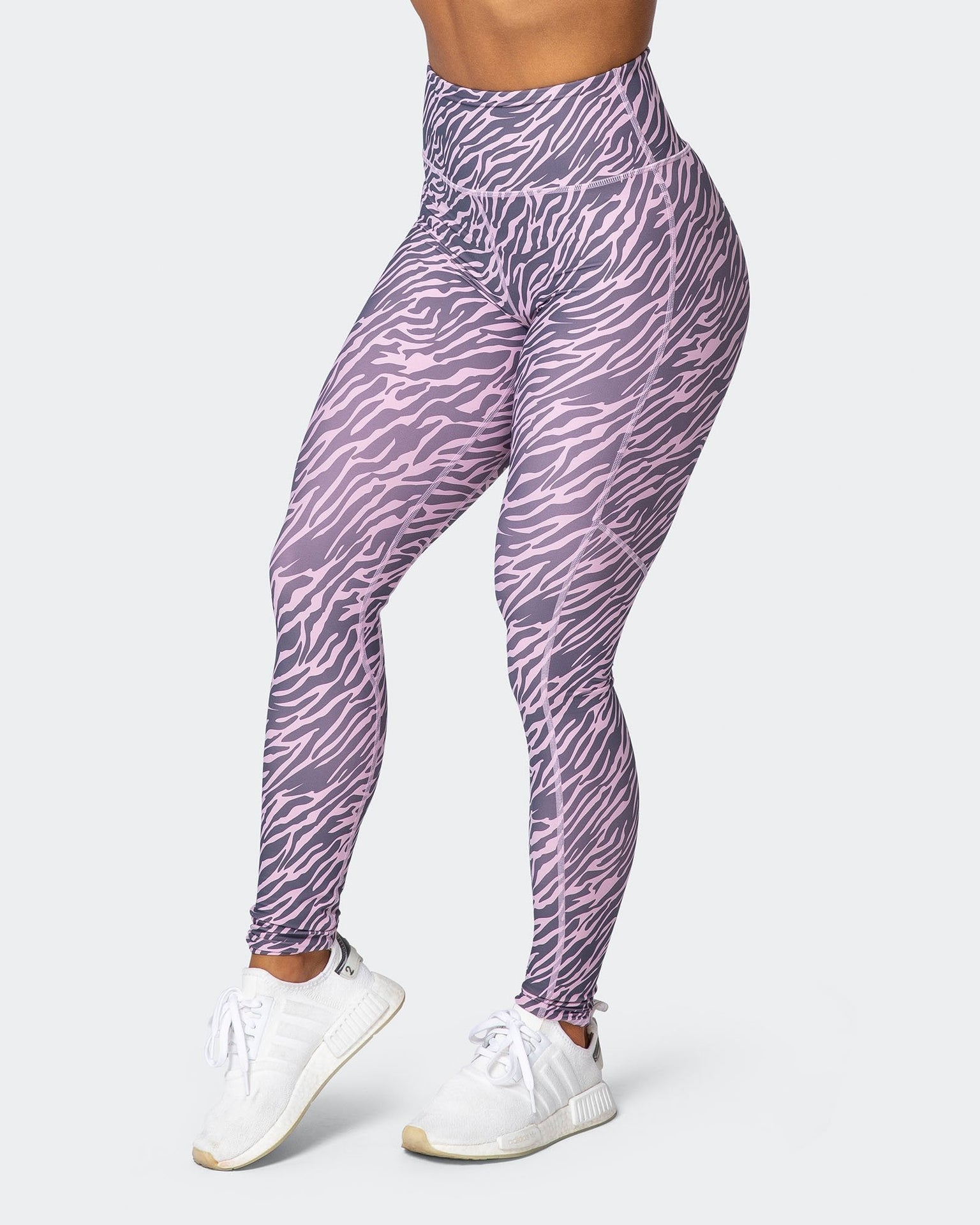 Superior Squat Full Length Leggings - Tri-Stripe-Leggings-XXS-MNAPPRL10447-MNAPPRL10447-2-Muscle Nation
