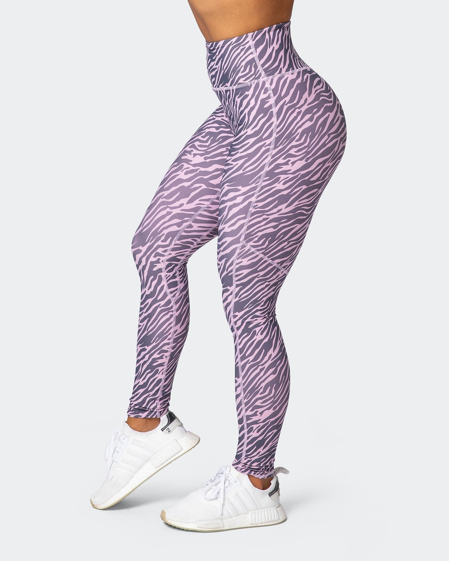 Superior Squat Full Length Leggings - Tri-Stripe-Leggings-XXS-MNAPPRL10447-MNAPPRL10447-4-Muscle Nation