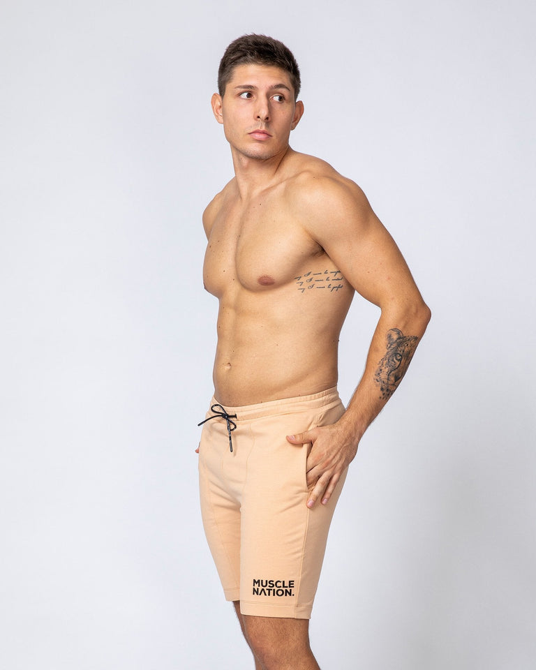 Ultimate Tapered Fit Shorts - Biscuit