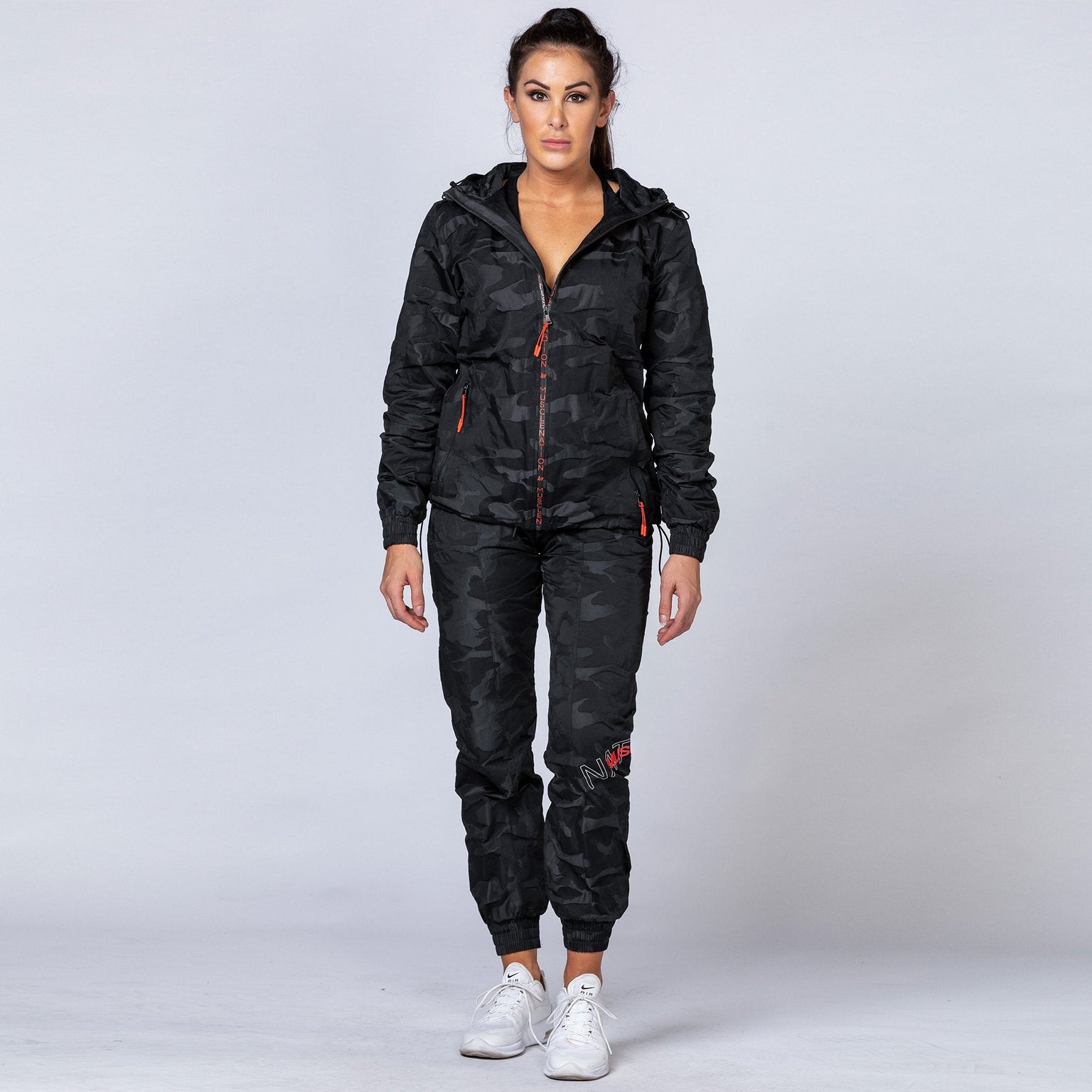 Unisex Tracksuit Pants - Black Camo-Tracksuits-XXS-MNAPPRL3996-MNAPPRL3996-3-Muscle Nation