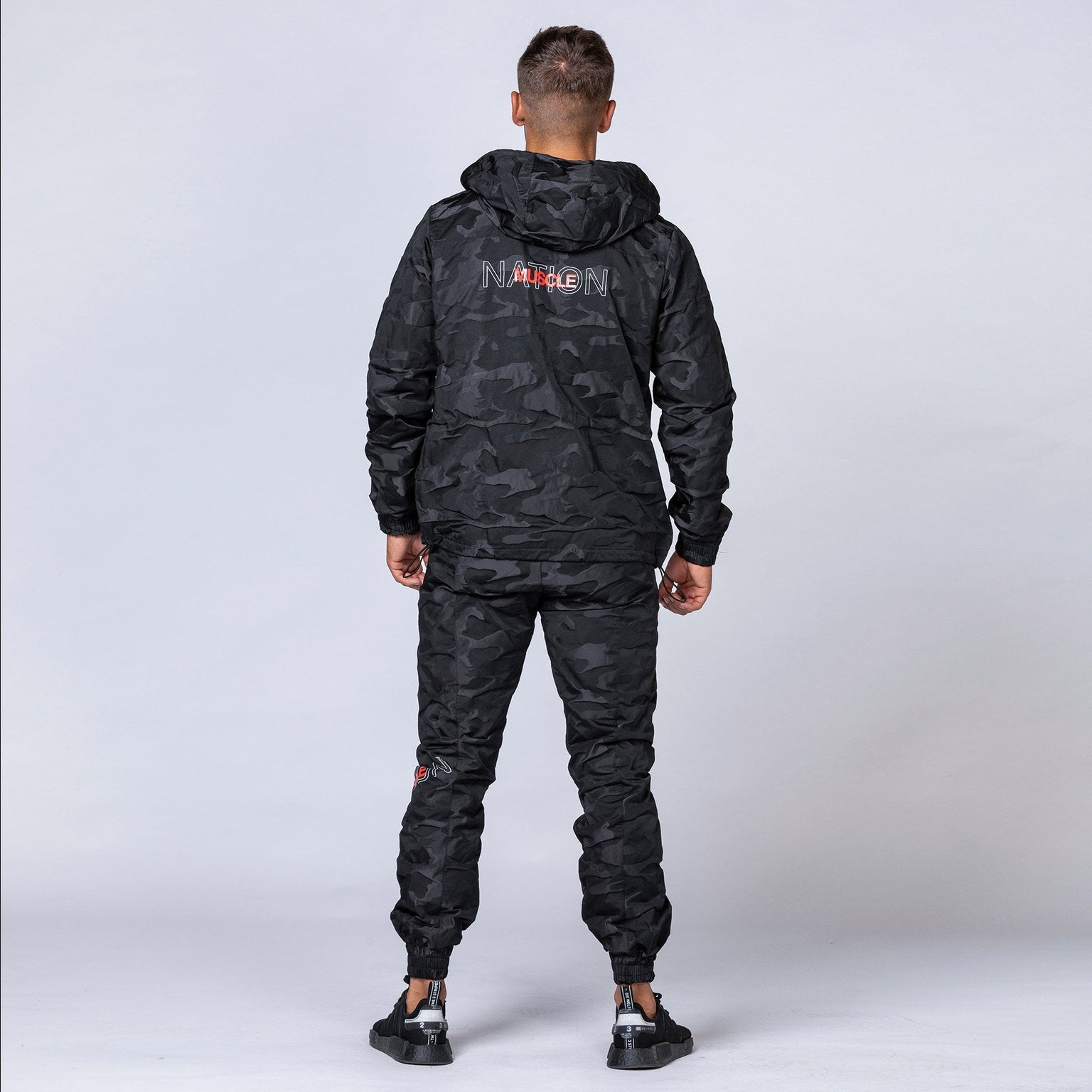 Unisex Tracksuit Pants - Black Camo-Tracksuits-XXS-MNAPPRL3996-MNAPPRL3996-9-Muscle Nation