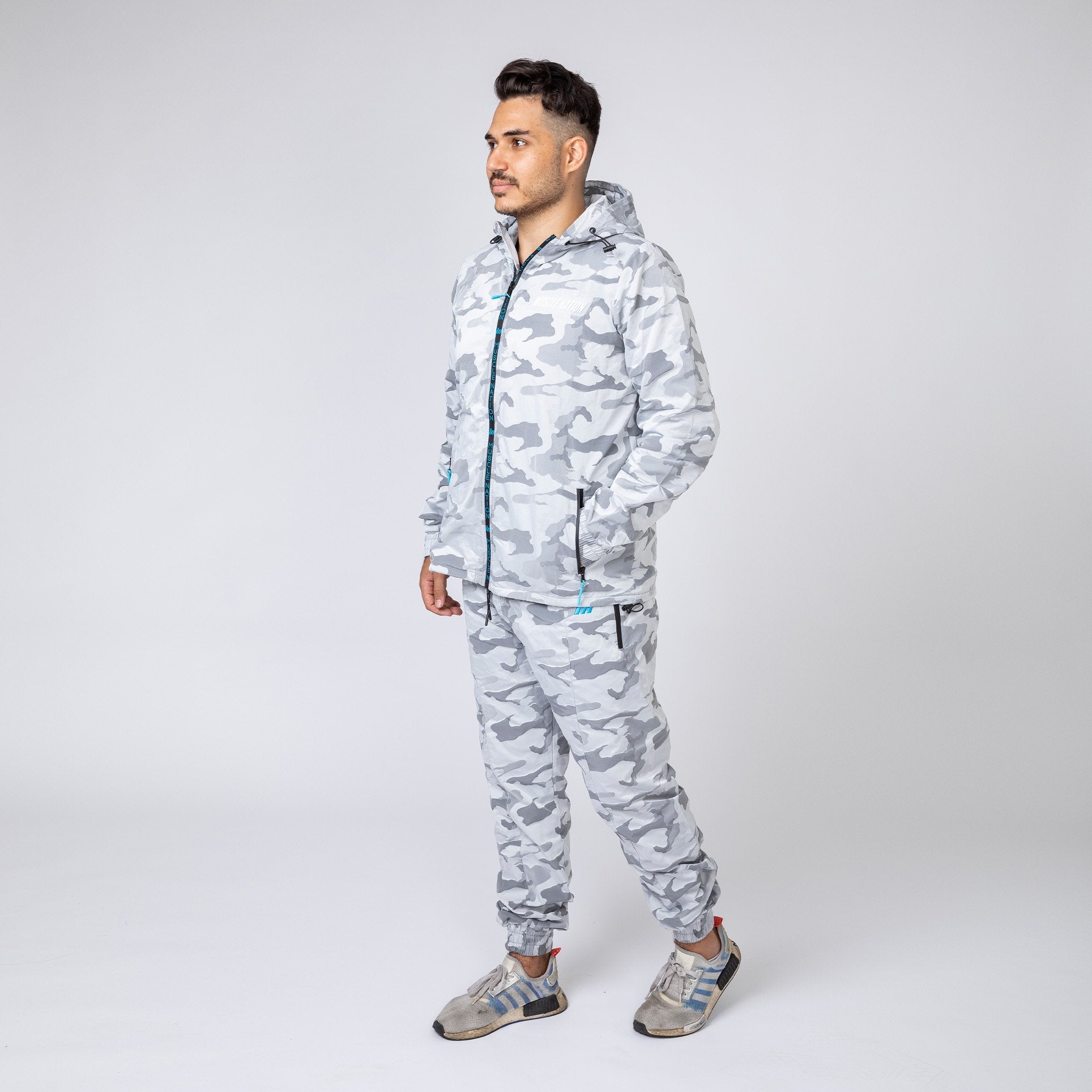 Nike grey camo outlet tracksuit