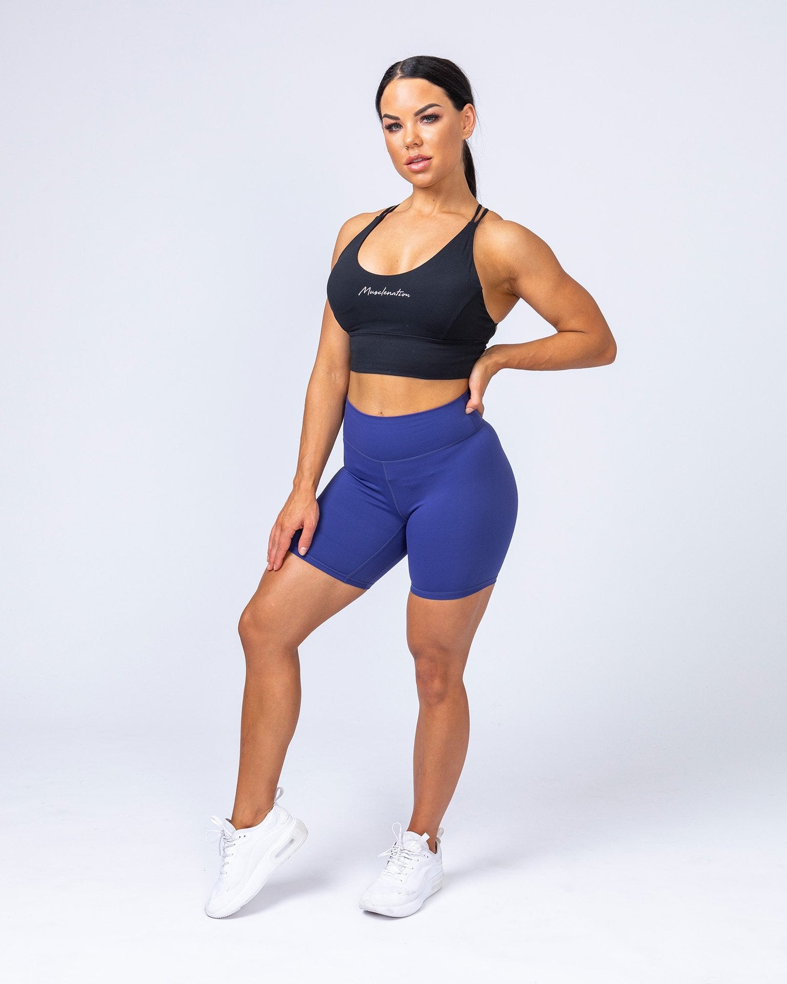 V2 Butter Bike Shorts - Indigo-Shorts-XS-MNAPPRL5883-MNAPPRL5883-6-Muscle Nation