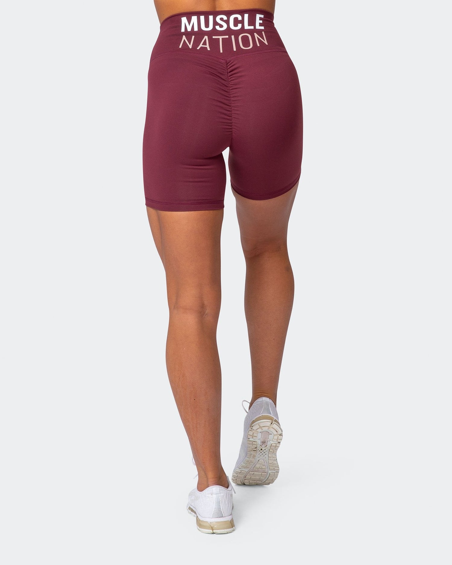 Prize Fighter Bike Shorts - Wine W/ White & Fawn