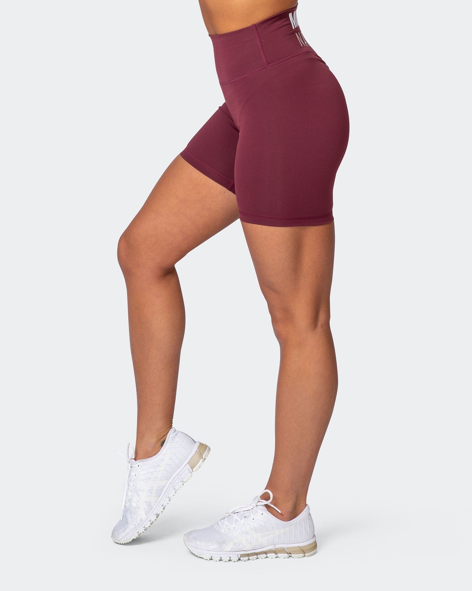 Prize Fighter Bike Shorts - Wine W/ White & Fawn