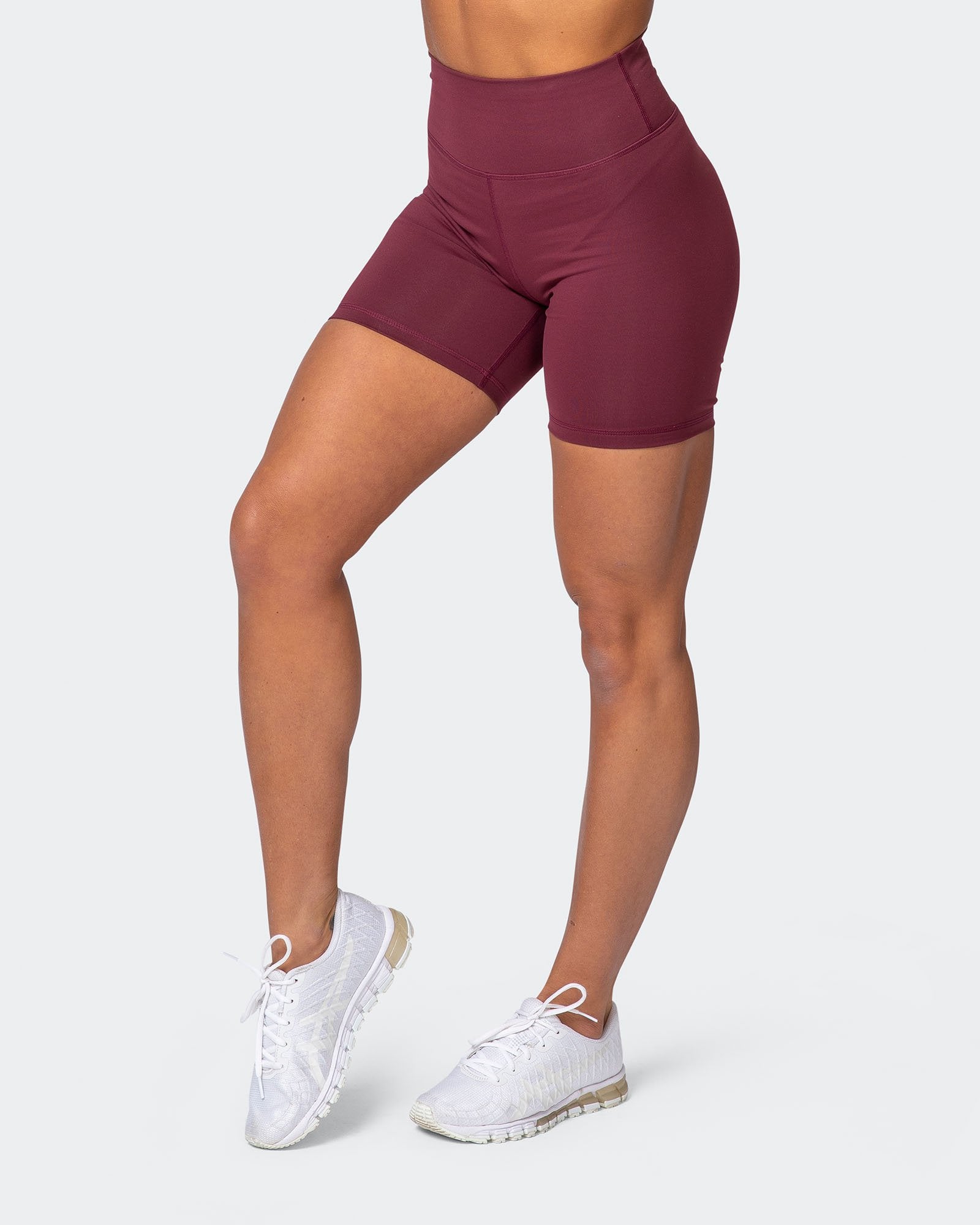 Prize Fighter Bike Shorts - Wine W/ White & Fawn