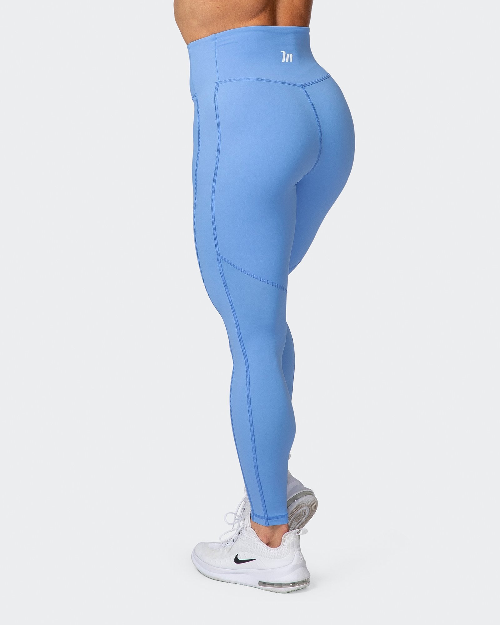 Zero Rise Ankle Length Leggings - Arctic Blue