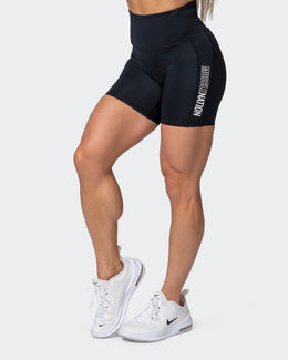 Zero Rise Bike Shorts - Black